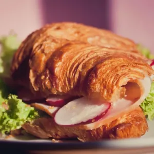햄치즈 샐러드 크로와상 Sandwich